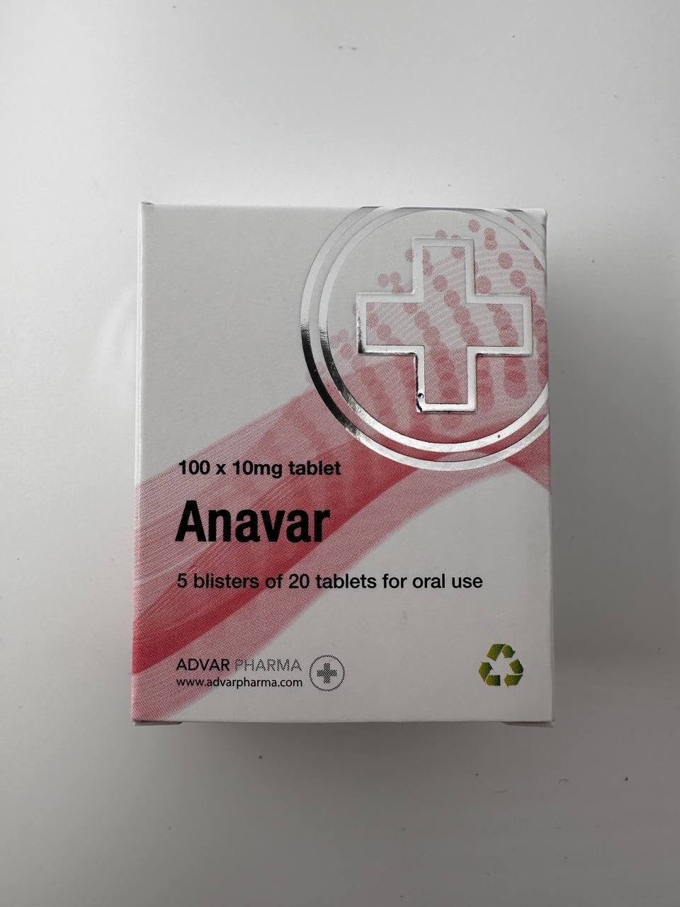 ANAVAR Oxandrolone (10mgx100 TABS)