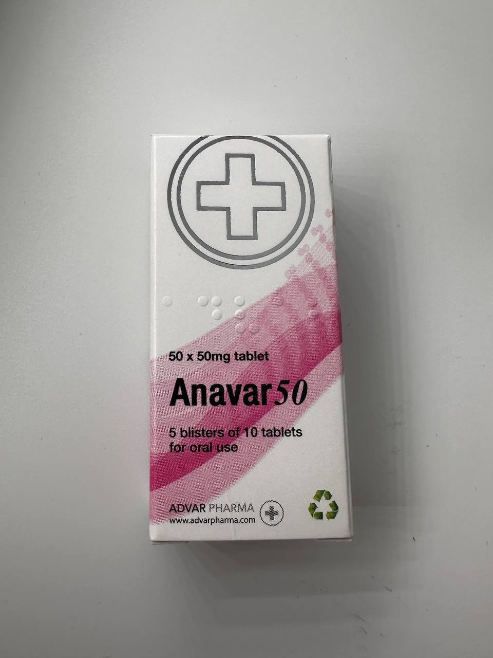 ANAVAR Oxandrolone  (50mg/50tabs)