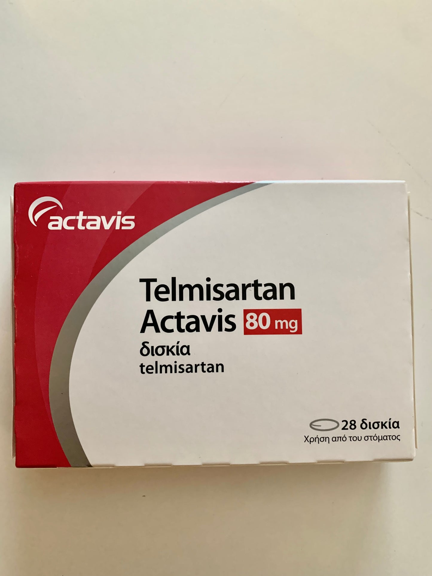 TELMISARTAN ACTAVIS PHARMA GRADE 28x80mg TABS