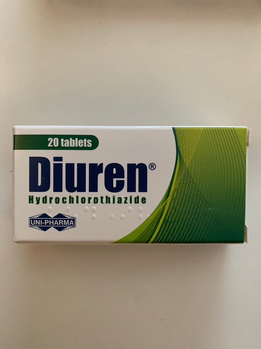 DIUREN/TRIAMTERENE (Hydrochlorothiazide VANDRIVENDE  PHARMA GRADE 20x25mg TABS